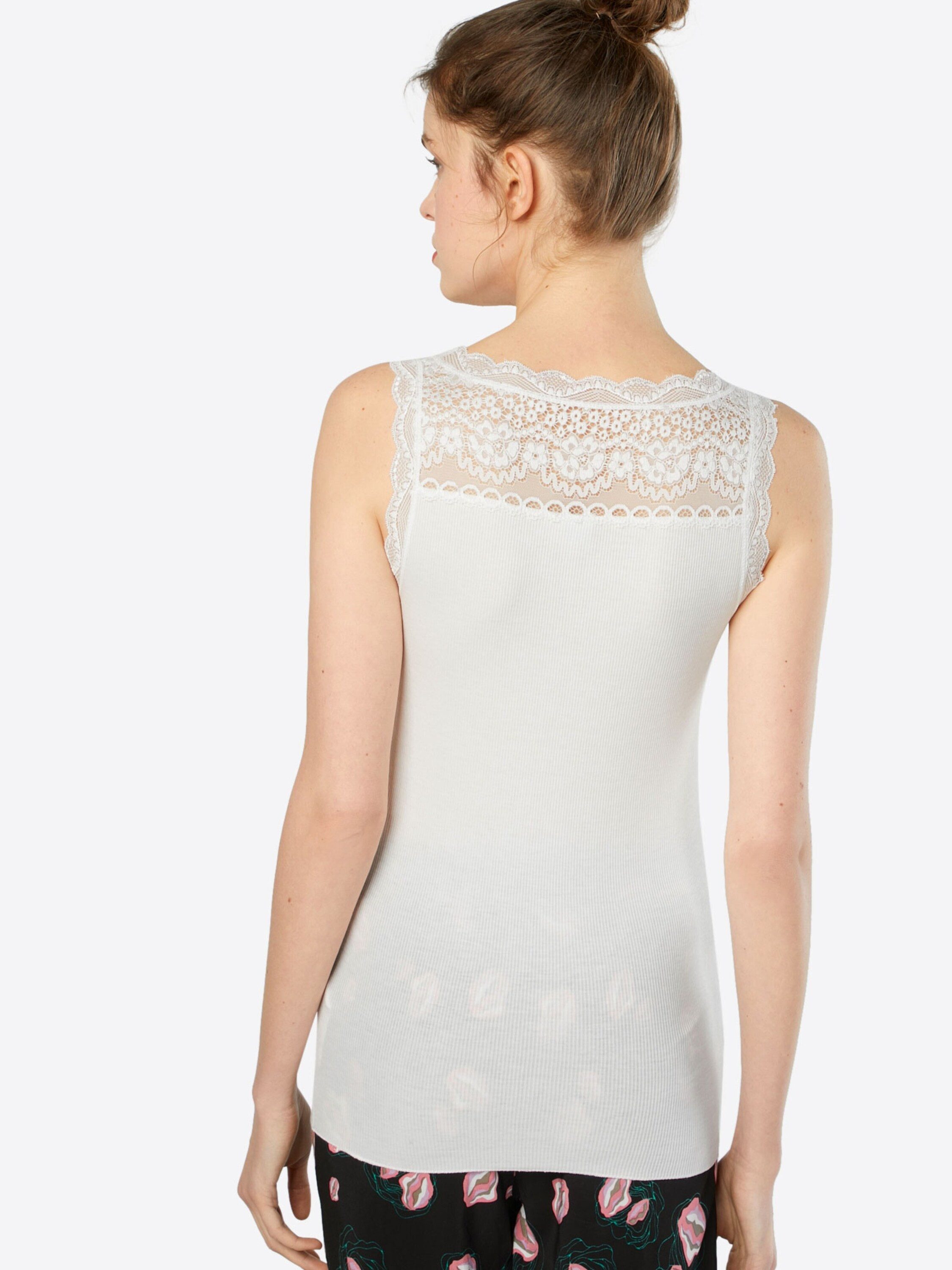 Cream Shirttop Vanessa (1-tlg) Spitze