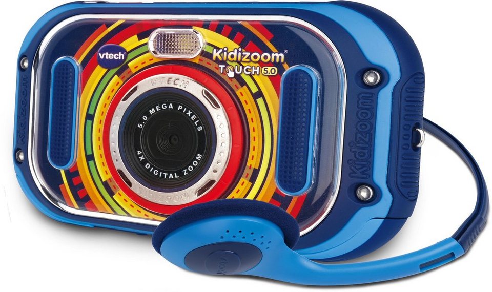 Vtech® Kidizoom Touch 5.0 Kinderkamera (5 MP, mit Musik),  3,5“-LCD-Farb-Touchdisplay mit personalisierbarem Hintergrund