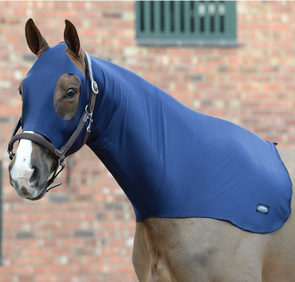 WeatherBeeta Pferde-Stalldecke Weatherbeeta Stretch Halsteil - navy