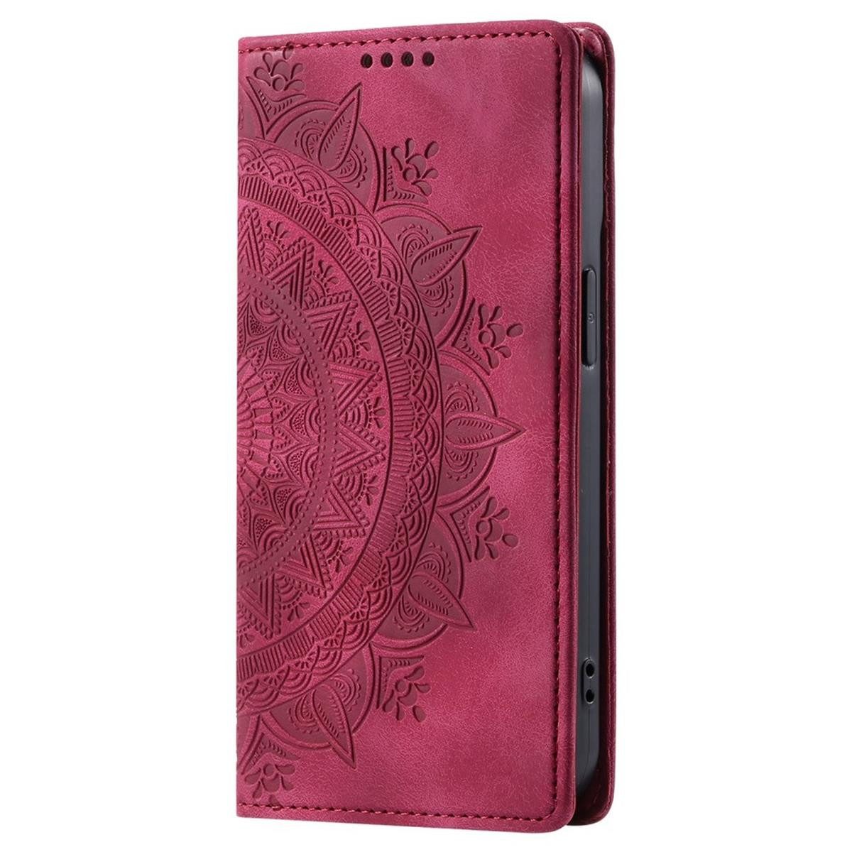 CoverKingz Handyhülle Hülle für Samsung Galaxy A35 5G Handyhülle Flip Case Cover Tasche, Mandala