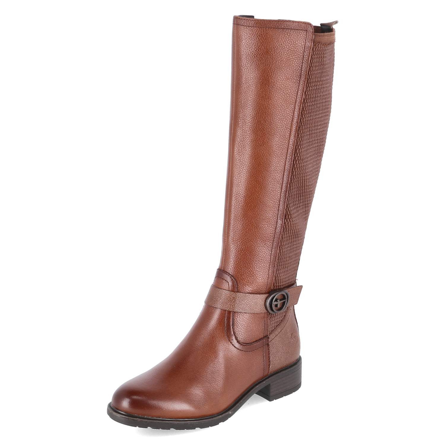 Tamaris Tamaris 1-25618-43/305 Damen Leder und Synthetik braun Stiefel günstig online kaufen