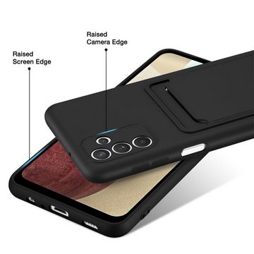 CoolGadget Handyhülle Schwarz als 2in1 Schutz Cover Set für das Samsung Galaxy A54 5G 6,4 Zoll, 2x Glas Display Schutz Folie + 1x TPU Case Hülle für Galaxy A54 5G