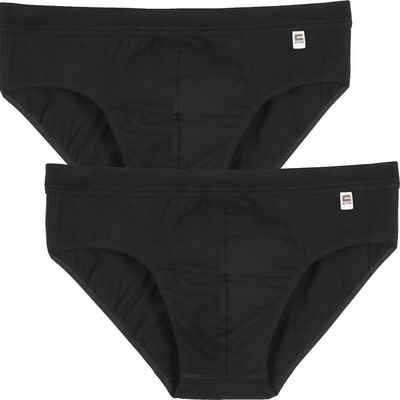 Cito Slip Herren-Slip 2er-Pack Single-Jersey Uni