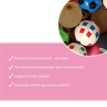what the shop Spielfahrzeug-Erweiterung Retro Flummiautomat mit 0,50€ Münzeinwurf - befüllt!