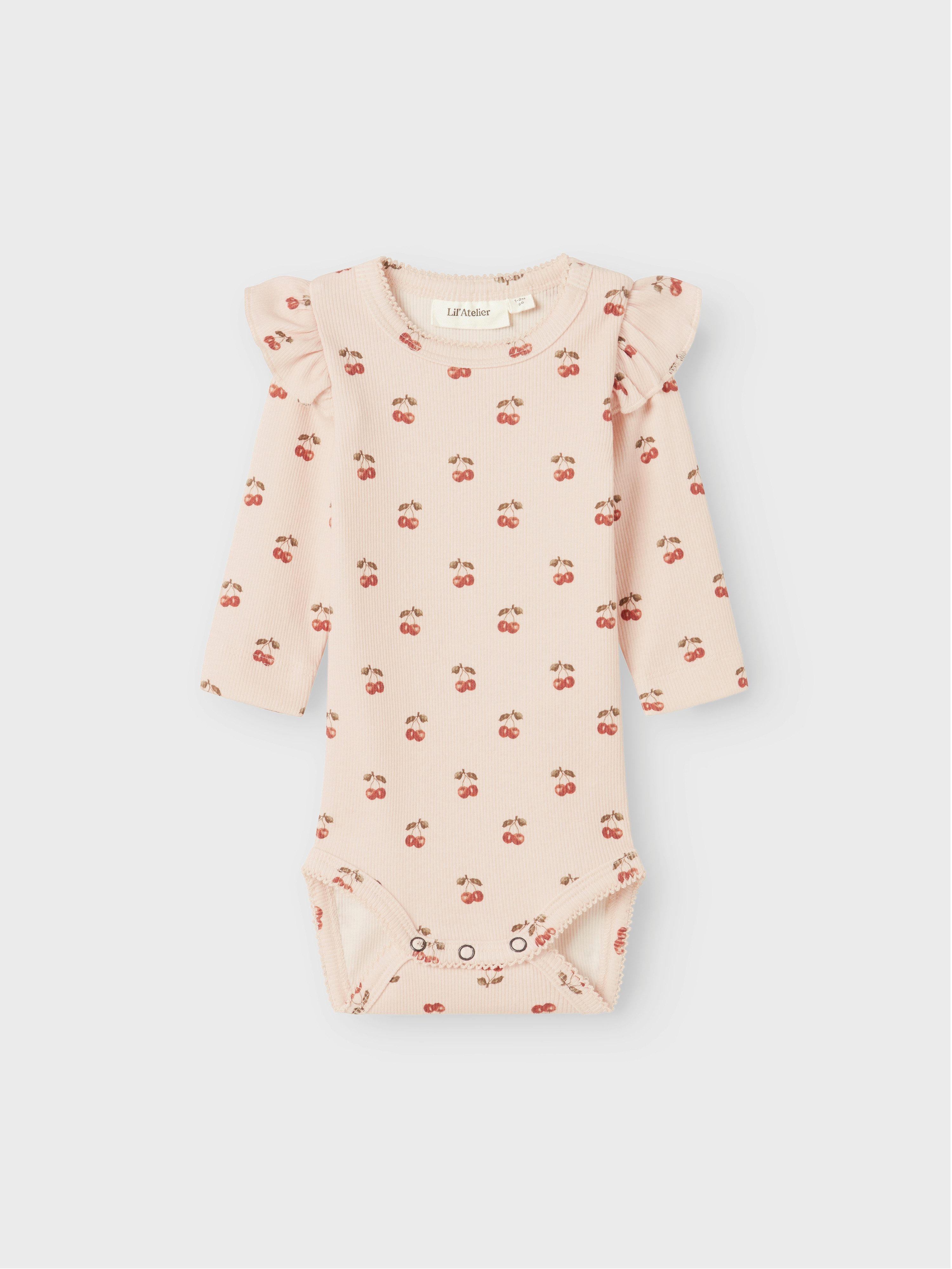 Lil' Atelier Langarmbody NBFLAVO EVE LS SLIM BODY LIL NOOS weiche Jersey Rippqualität