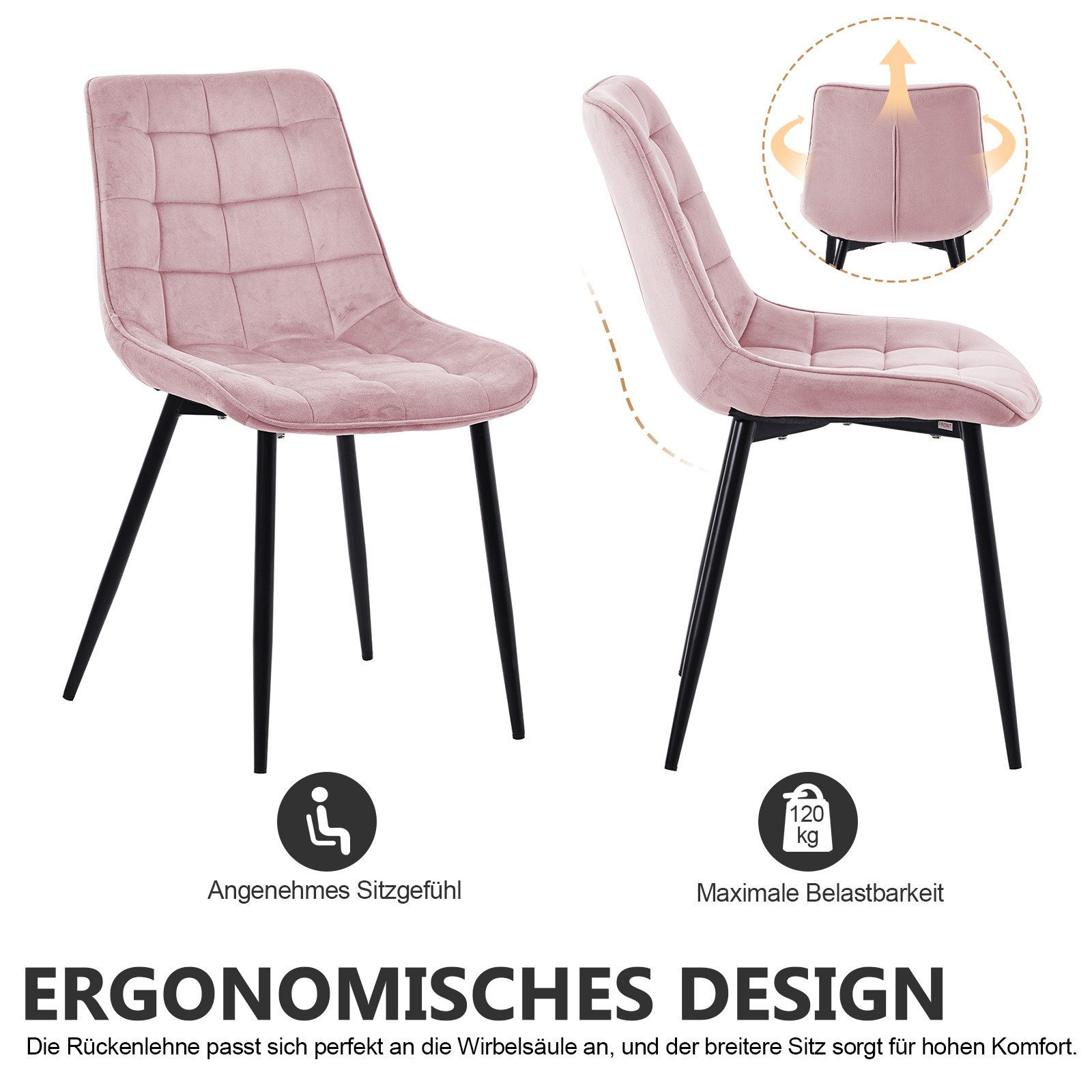 Zedelmaier Esszimmerstuhl 2er Set Stühle Esstisch günstig online kaufen