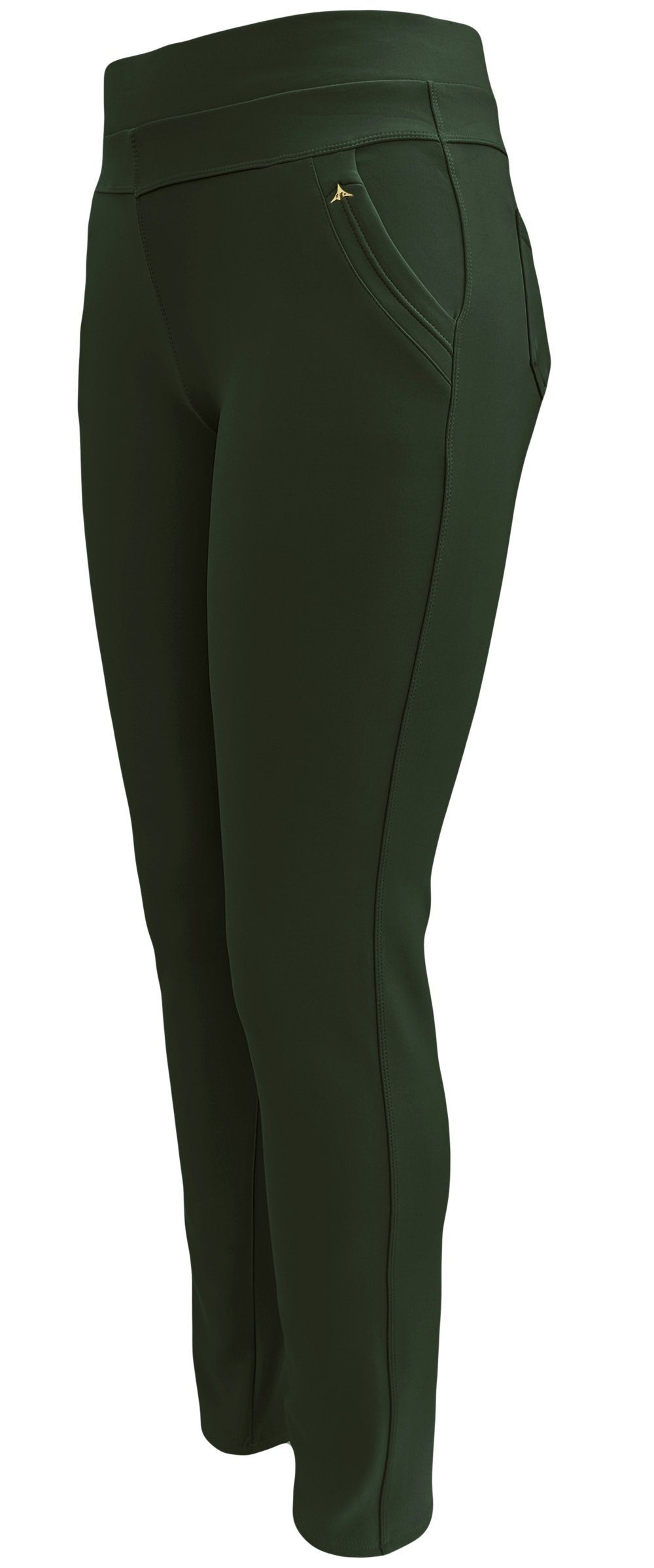 auch Olivgrün angenehme Größen modernes (1-tlg) Schlupfhose Classic Freizeithose erhältlich, mit Damenmode Komfortbund Basic Aurela Leggings Haus- Design, oder Damen großen in