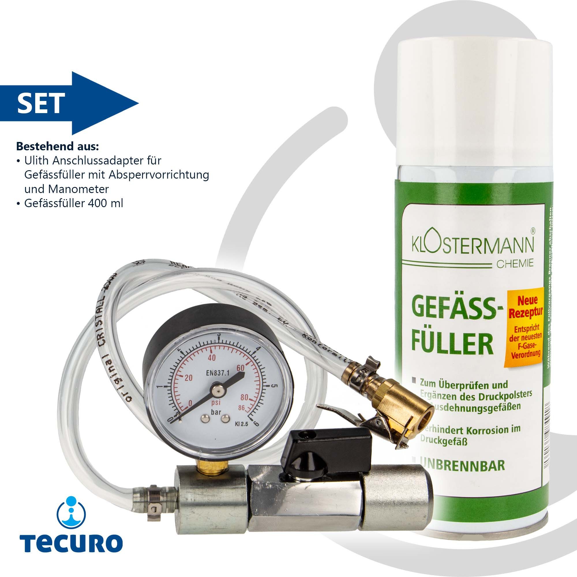 KLOSTERMANN CHEMIE Heizkörper Gefäßfüller (nicht brennbar) 400 ml - Klostermann Chemie 4918