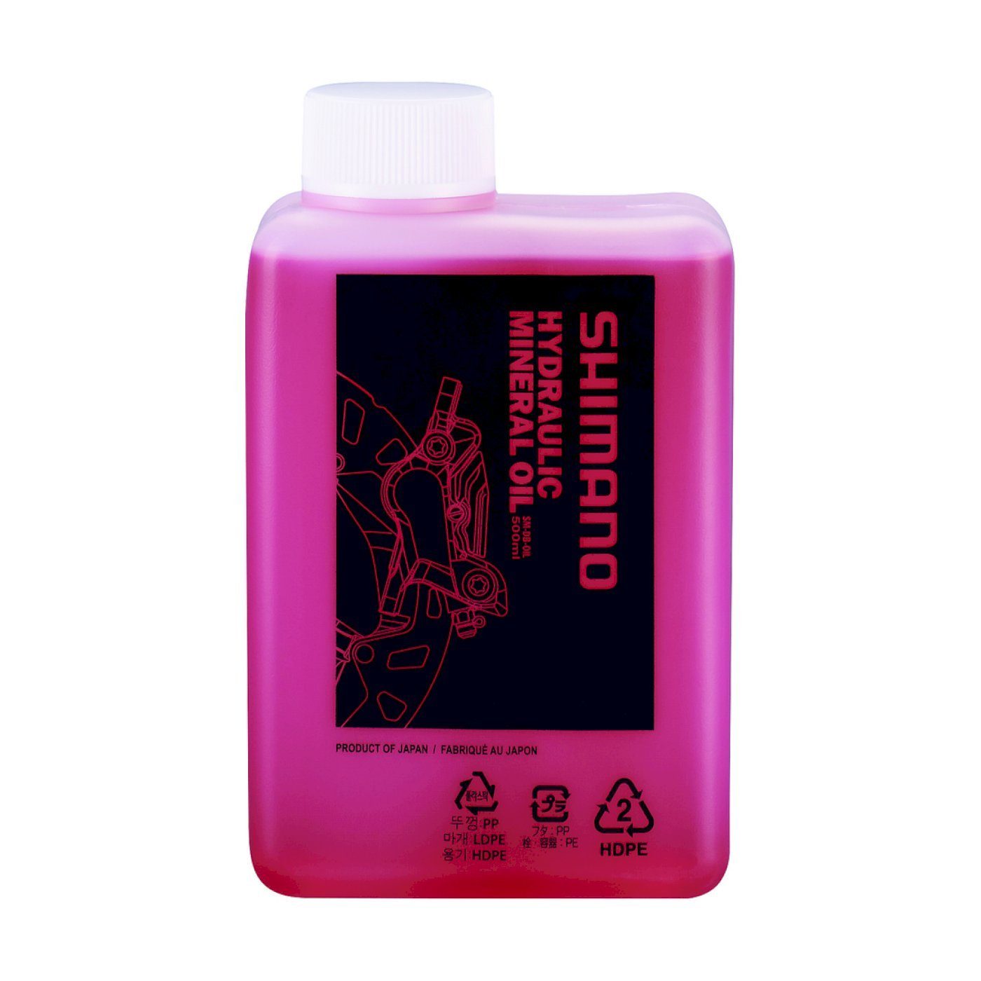 Flasche Mineralöl 500ml für Shimano Scheibenbremse Scheibenbremsen Shimano