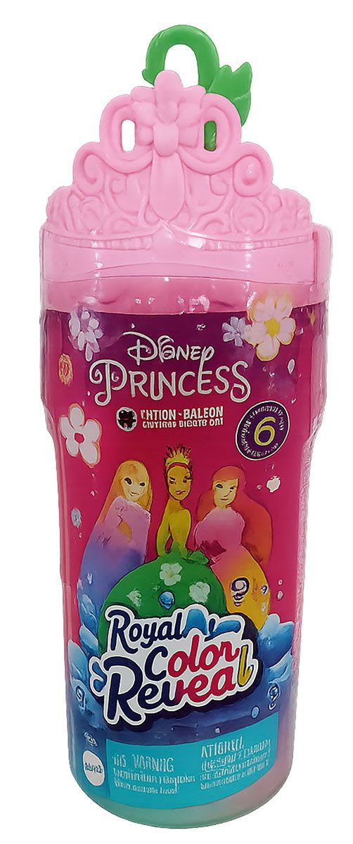 Disney Stehpuppe Disney Princess Royal Colour Reveal Doll - Puppe mit 5 Überraschungen