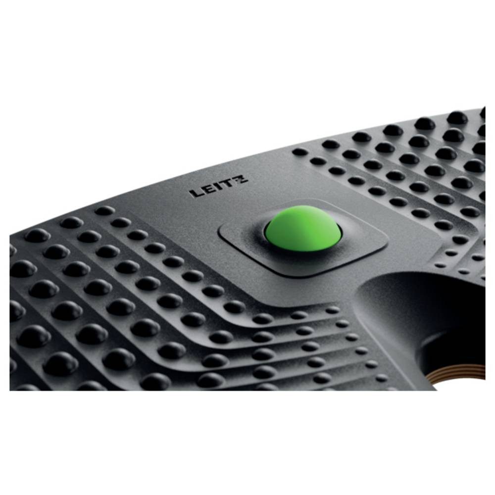 LEITZ Fußstütze Anti-Ermüdungsmatte (B x H x T) 54 x 6.5 x 31 cm mit genoppter, mit genoppter Oberfläche, mit Gummi-Belag, mit Wippfunktion, ergonomis