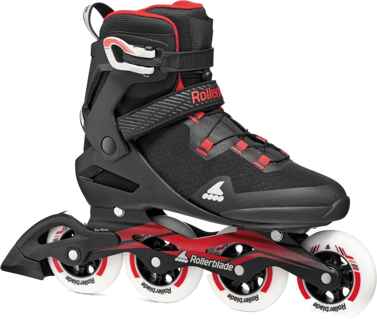 ROLLERBLADE Inlineskates MACROBLADE 90 ND01 SCHWARZ/ROT