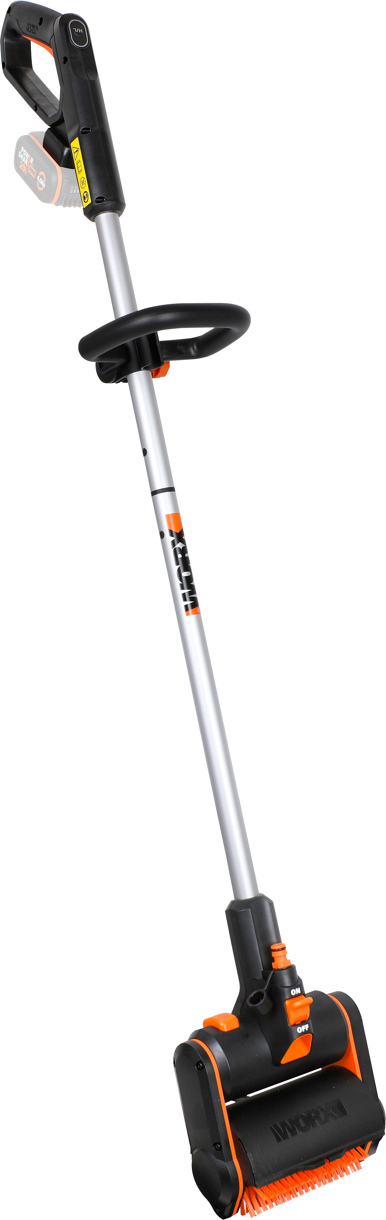 Worx Akku-Fugenbürste Multi-Bürste WG441E.93, 16,5 cm Arbeitsbreite, für Stein, Holz und zur Unkrautentfernung, ohne Akku und Ladegerät