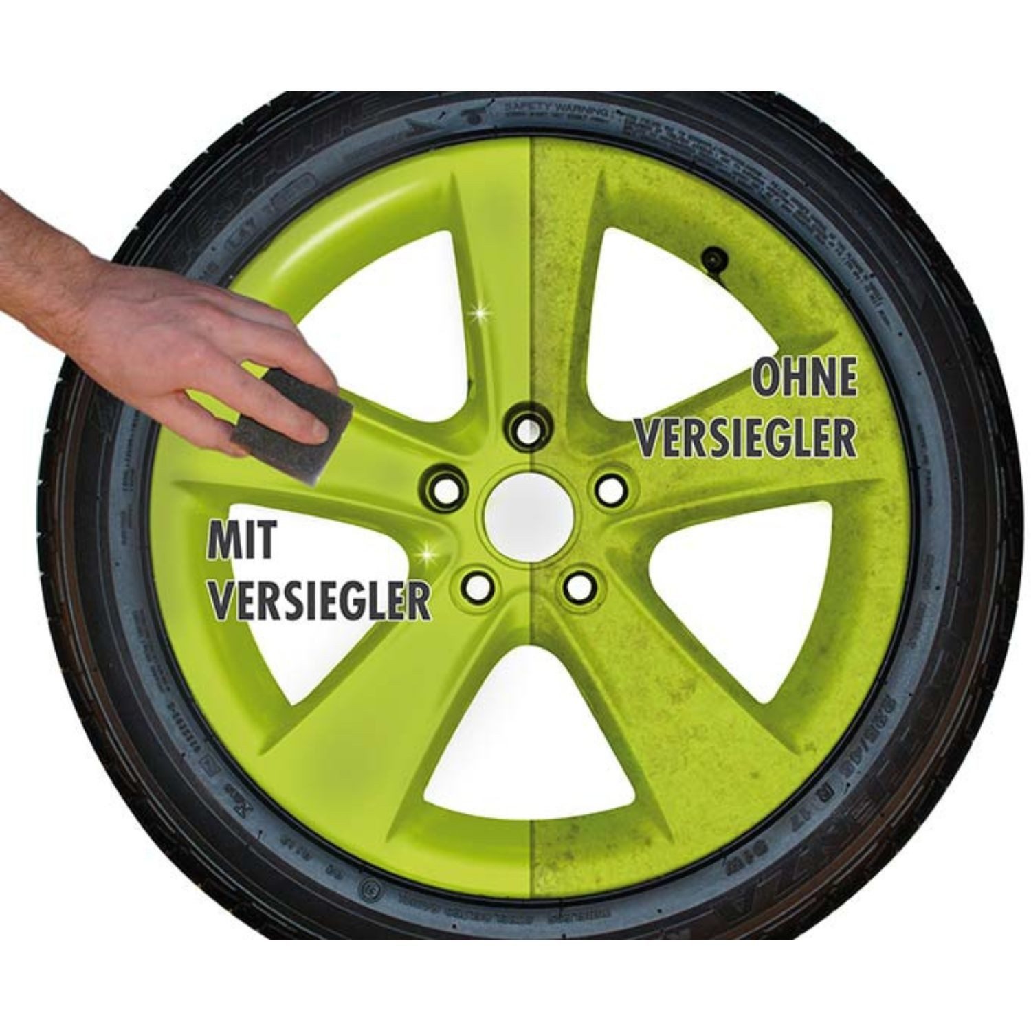 FOLIATEC Sprühfolie Versiegler Transparent Matt 400ml Dose Felgenversiegelung (1x Sprühdose), Sprühfolienversiegler Versiegelung für Sprühfolie Felgen Felgenfolie