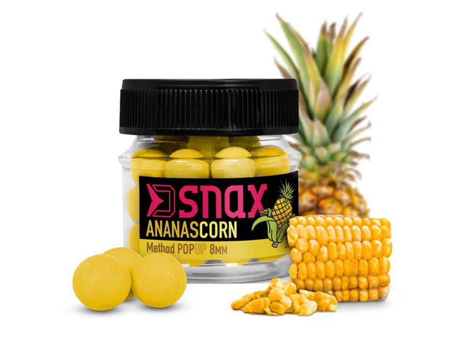 Delphin.sk Kunstköder Köder Pop Up Boilies D SNAX POP - ver. Größen und Geschmäcker, Farbenfroh