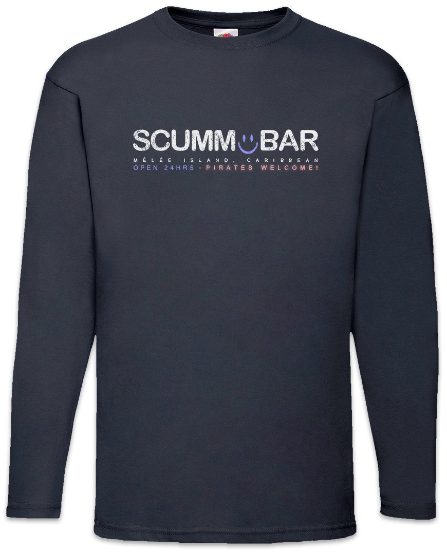 Langarmshirt Scumm Bar Langarm T-Shirt The Secret Adventure Of Monkey Island Game
