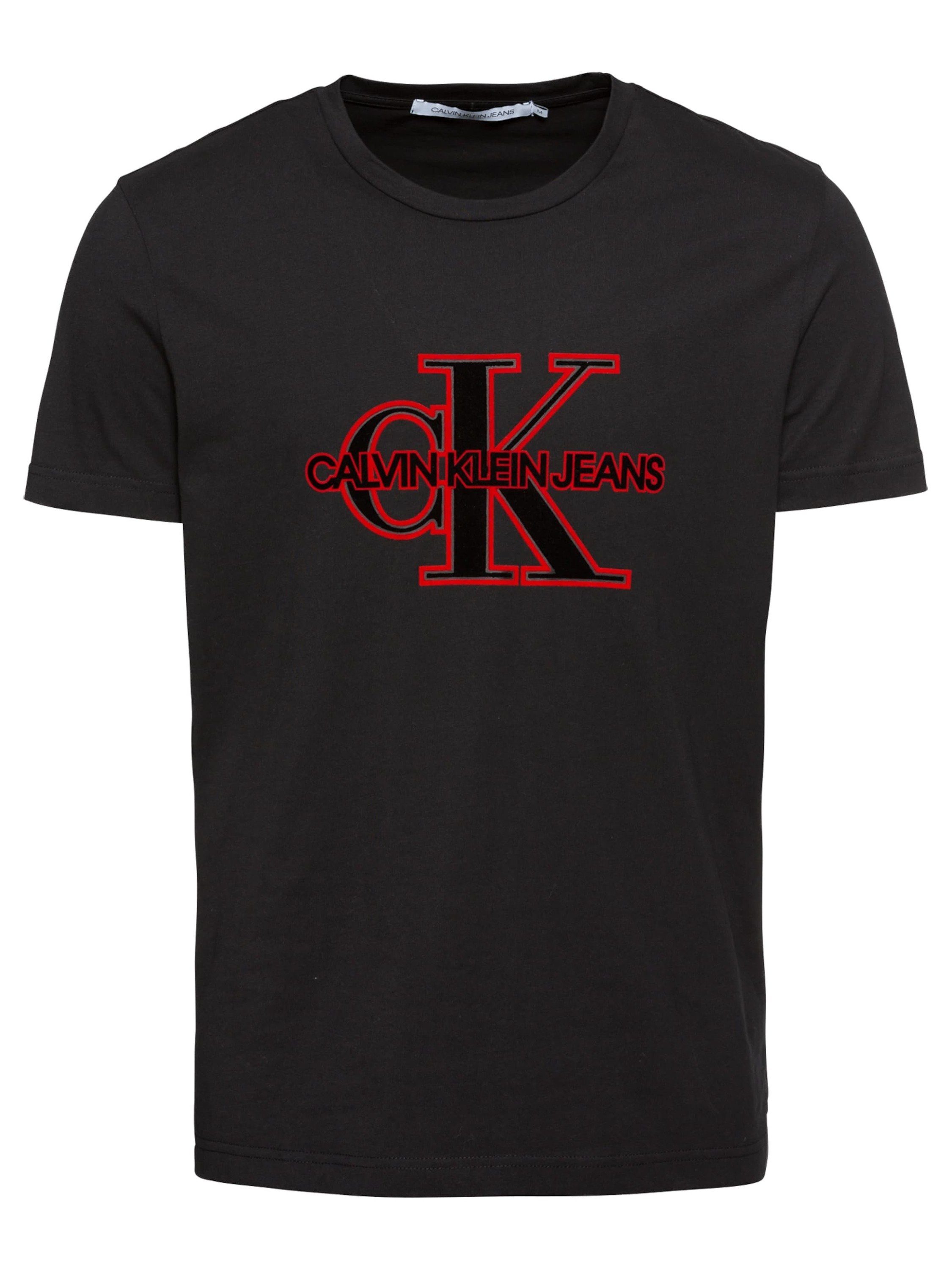 Calvin Klein Print-Shirt »MONOGRAM FRONT LOGO« | OTTO