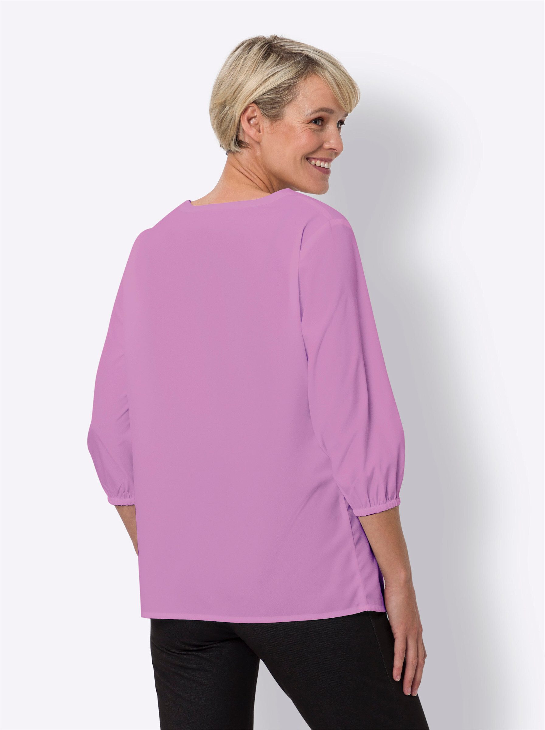 Sieh an! Klassische Bluse Schlupfbluse günstig online kaufen