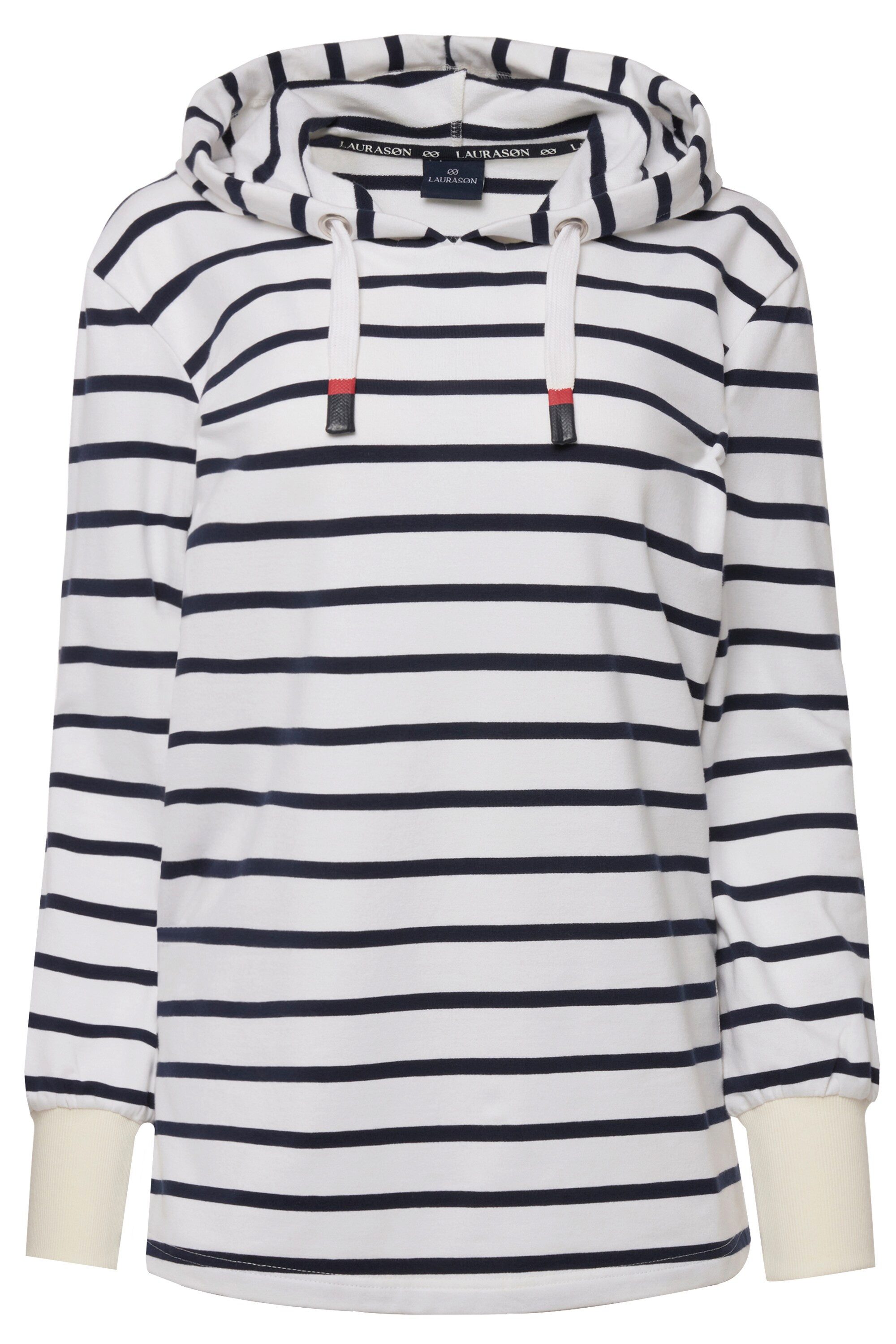 Laurasøn Sweatshirt Hoodie oversized Ringel-Sweat günstig online kaufen