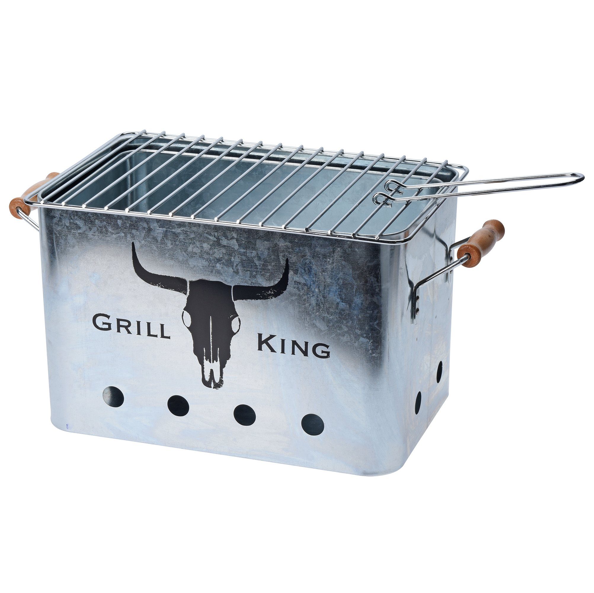 HTILiving Holzkohlegrill »Grill King«, Ideal für Camping online kaufen