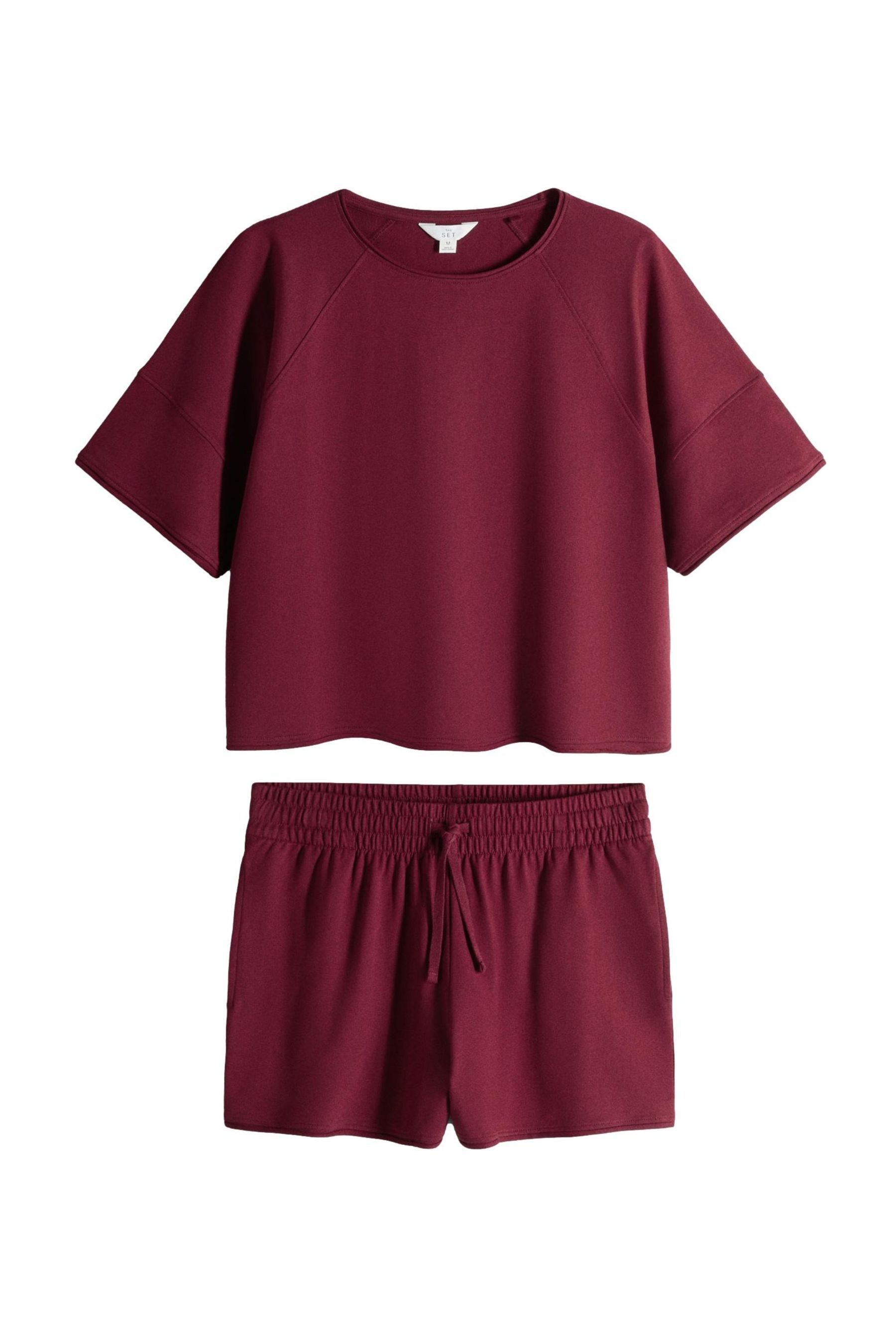 The Set T-Shirt & Shorts The Set Raglan-T-Shirt und Sweatshorts, 2er Set (2-tlg)