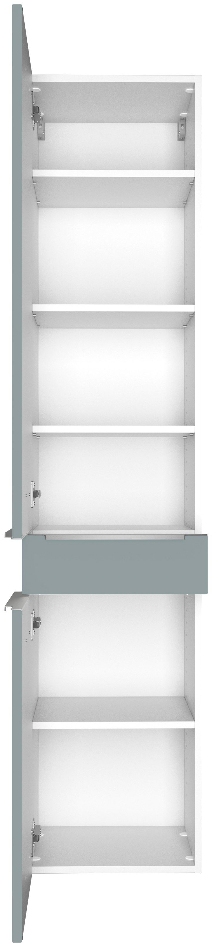 welltime Seitenschrank Matera Breite 40 cm, hochwertige matte MDF-Fronten und Softclose-Funktion
