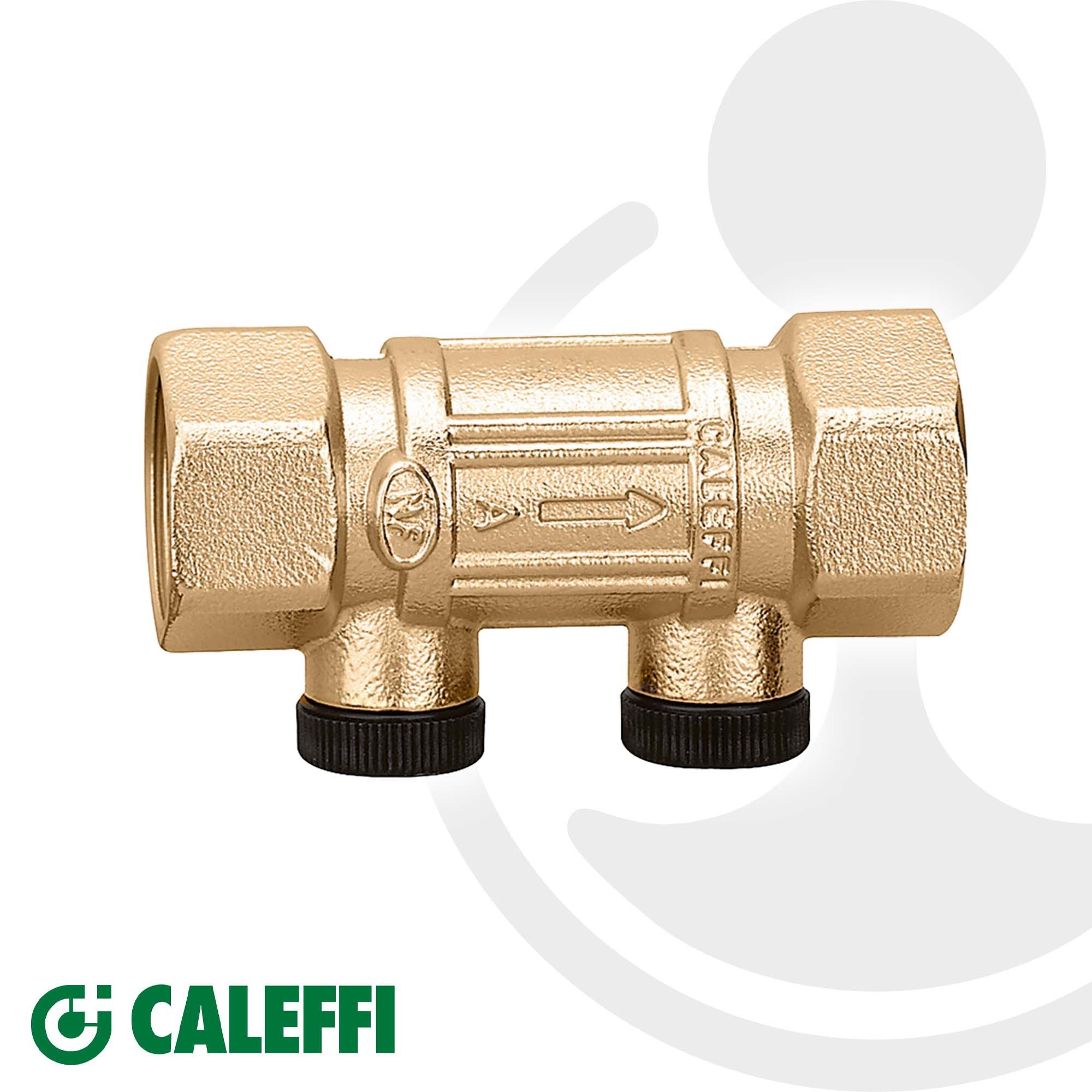 Caleffi Absperrventil Rückflussverhinderer Typ EA 304540 beids.1/2 Zoll IG kontrollierbar