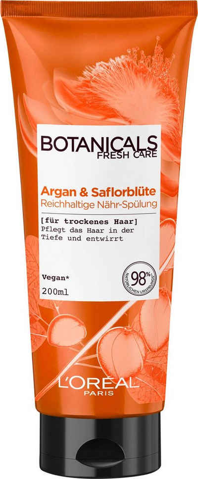 BOTANICALS Haarspülung »Argan und Saflorblüte«, reichhaltig