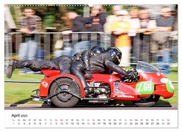 CALVENDO Wandkalender Faszination Oldtimer Motorrad - Momentaufnahmen von Hamburger Stadtparkrennen (Premium, hochwertiger DIN A2 Wandkalender 2023, Kunstdruck in Hochglanz)