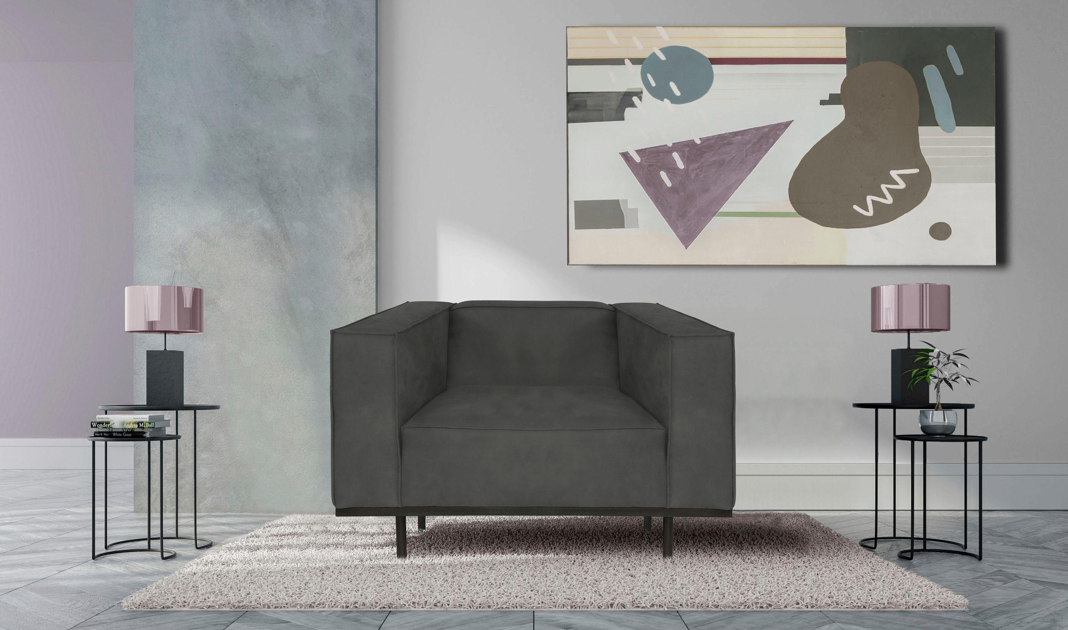 Inosign Sessel Panama Loveseat Mit Keder Metallgestell In Modernem Design Online Kaufen Otto