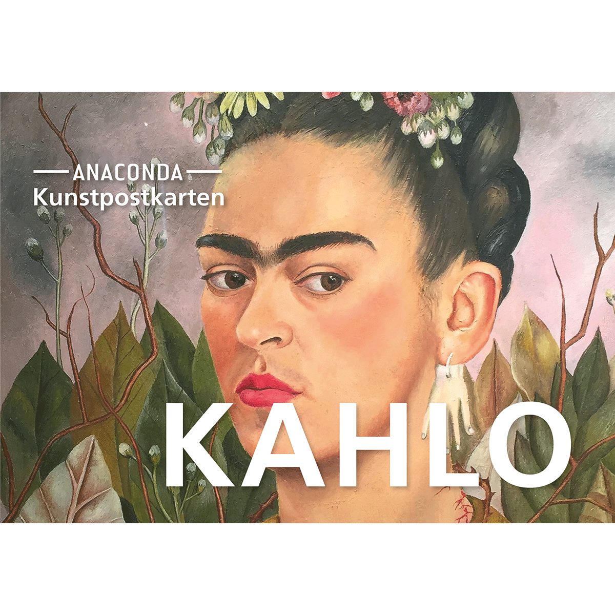 Anaconda Verlag Grußkarte Postkarten-Set Frida Kahlo: 18 Kunstpostkarten aus hochwertigem Kar