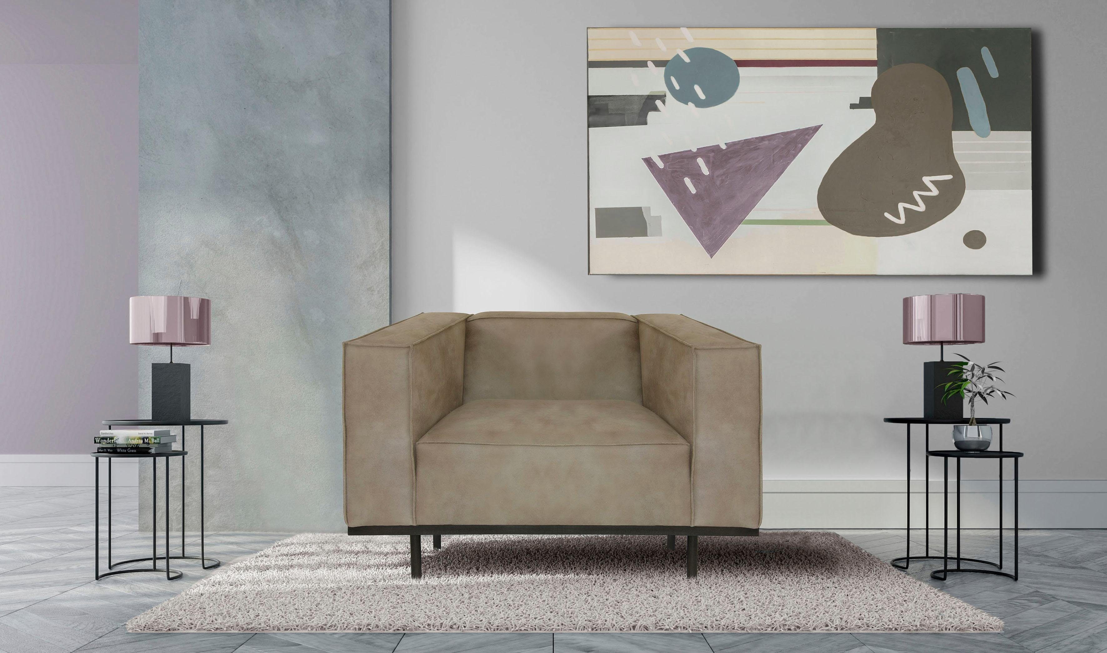 Inosign Sessel Panama Loveseat Mit Keder Metallgestell In Modernem Design Online Kaufen Otto