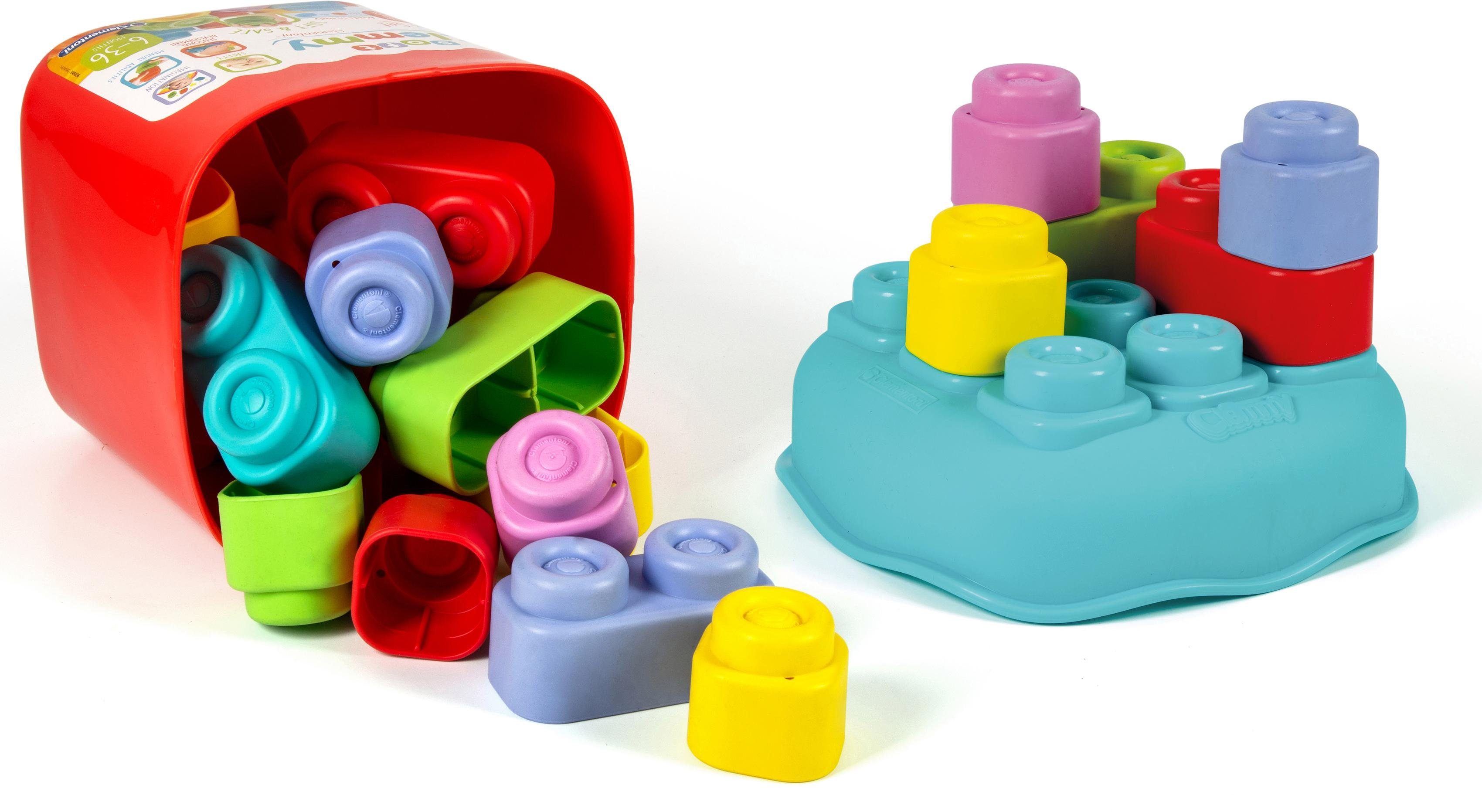Image of Clementoni® Spielbausteine »Baby, Soft Clemmy Eimer«, (20 St), Made in Europe