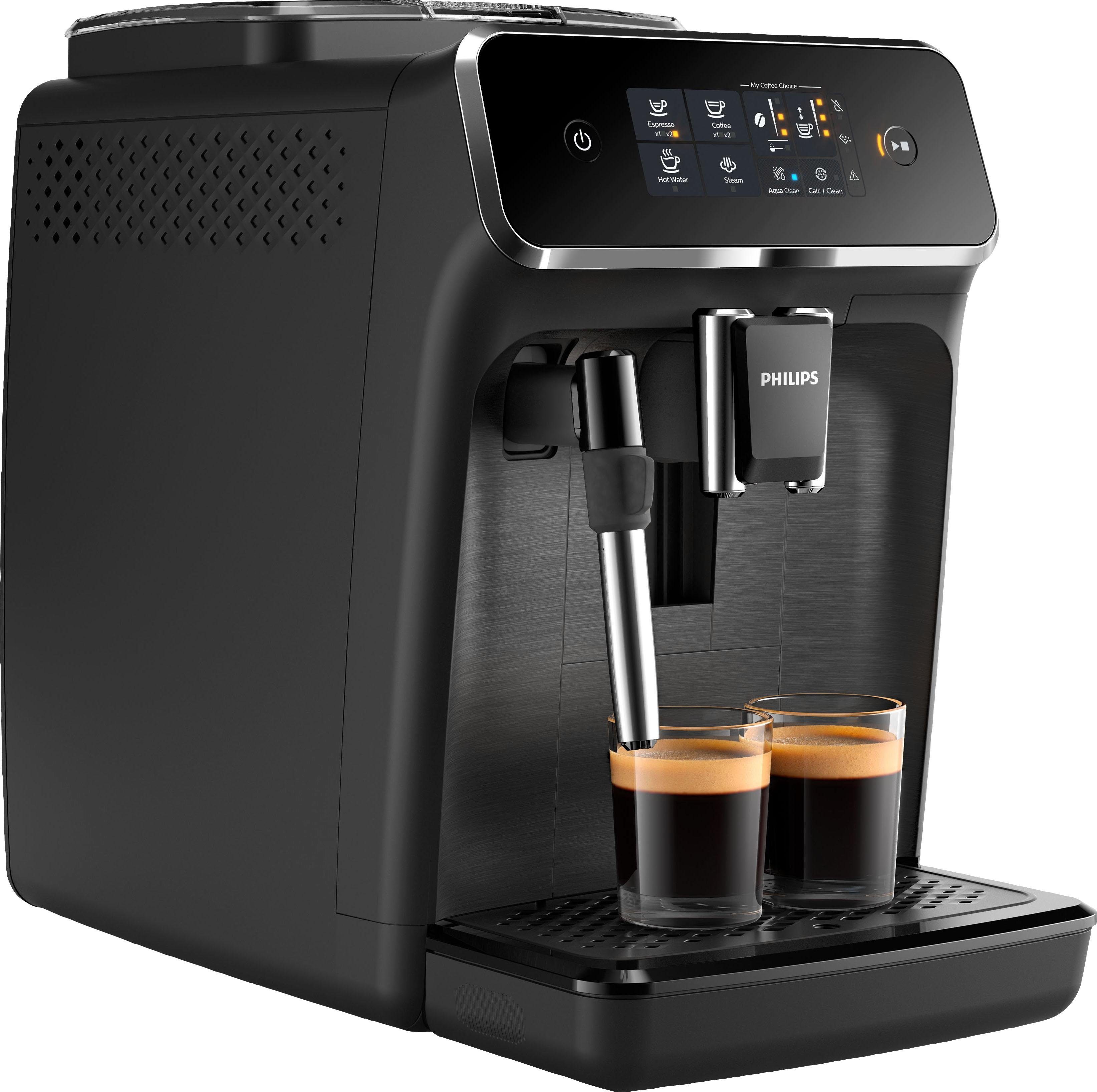 Philips Kaffeevollautomat 2200 Serie EP2220/10 Pannarello, mattschwarz