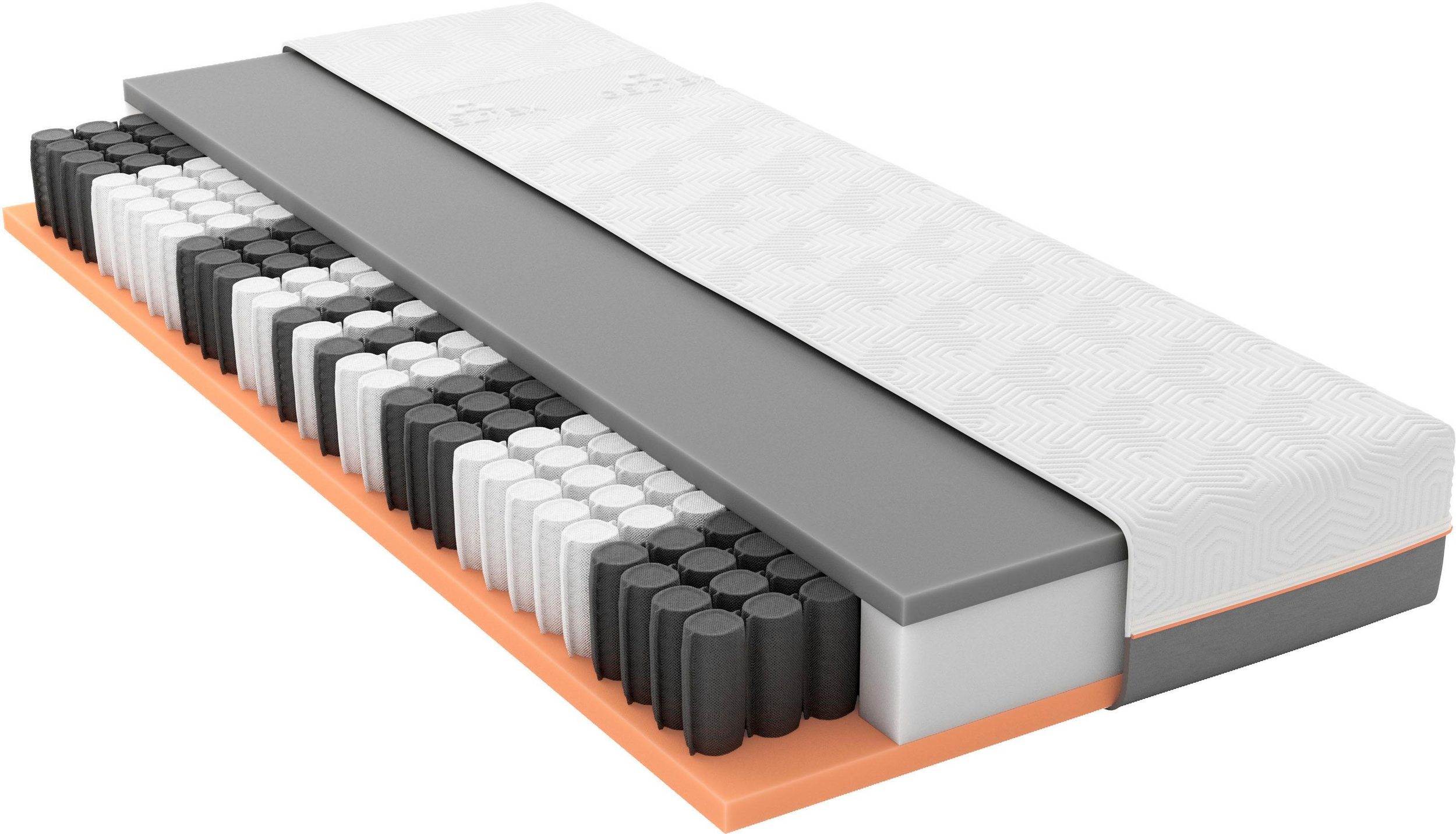 Gelschaummatratze GELTEX® QUANTUM TOUCH 200 TFK von SCHLARAFFIA - Querschnitt