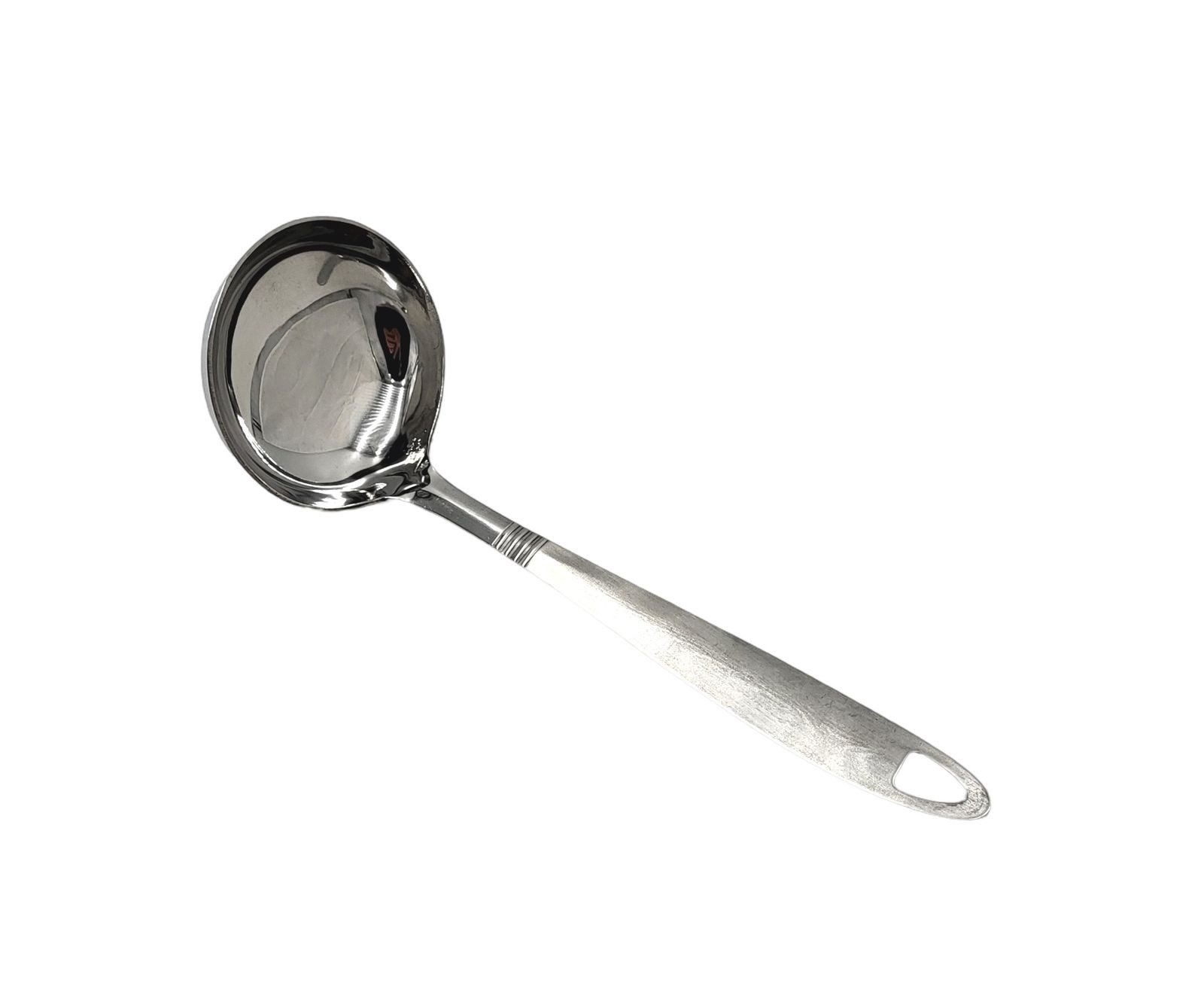 BURI Schöpflöffel Schöpfkelle aus Edelstahl 21,5cm Suppenkelle Saucenlöffel Saucenkelle