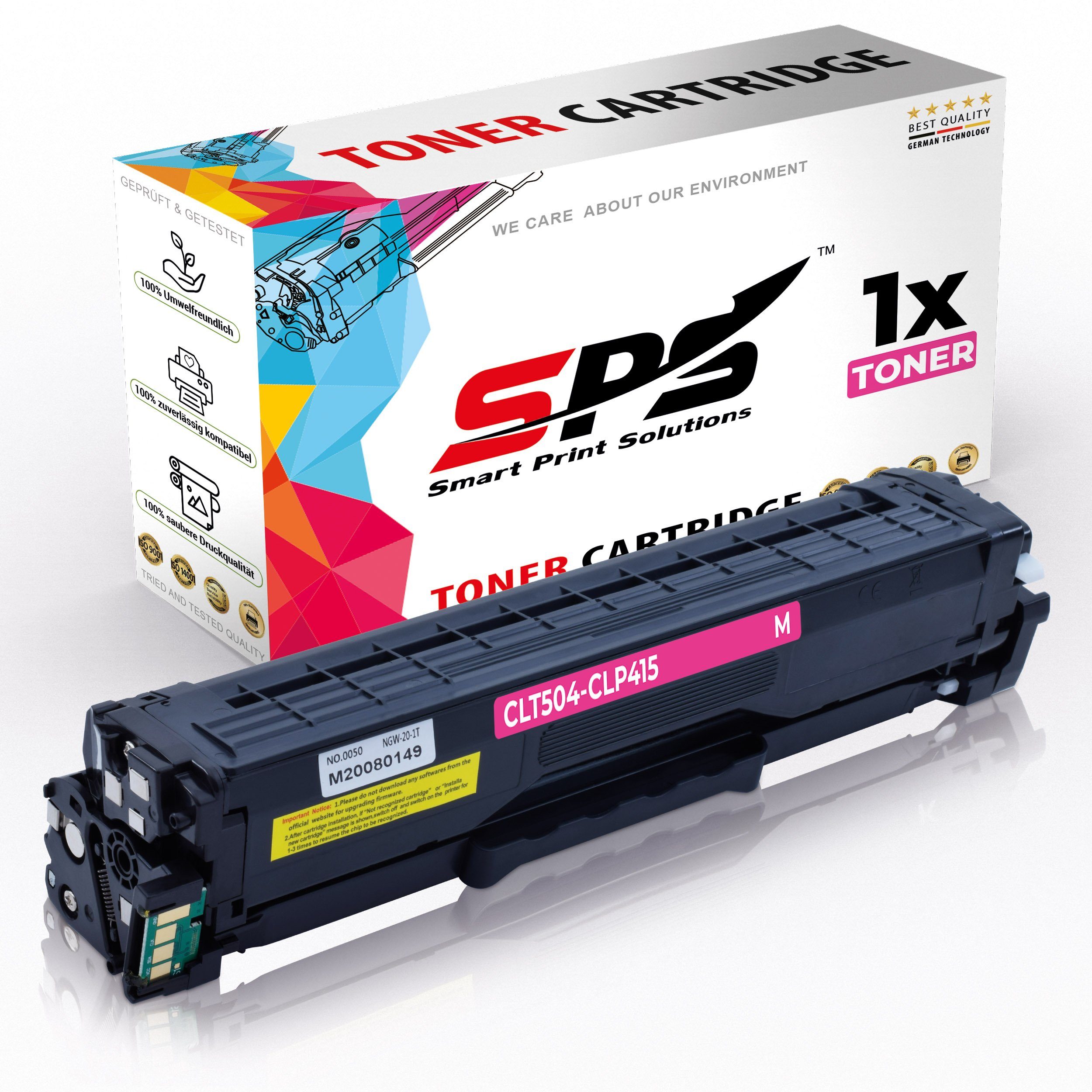 SPS Tonerkartusche Kompatibel für (1er SL-C1860FW Magenta) x Xpress (SS205M#E, 1 CLT-M504S Pack, Samsung 1-St., Samsung Toner (Für