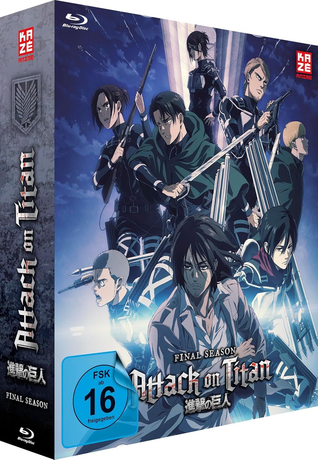 Crunchyroll Blu-ray Attack on Titan Final Season - Staffel 4 - Vol.1 BluRay, (2-St), Mit Sammelschuber