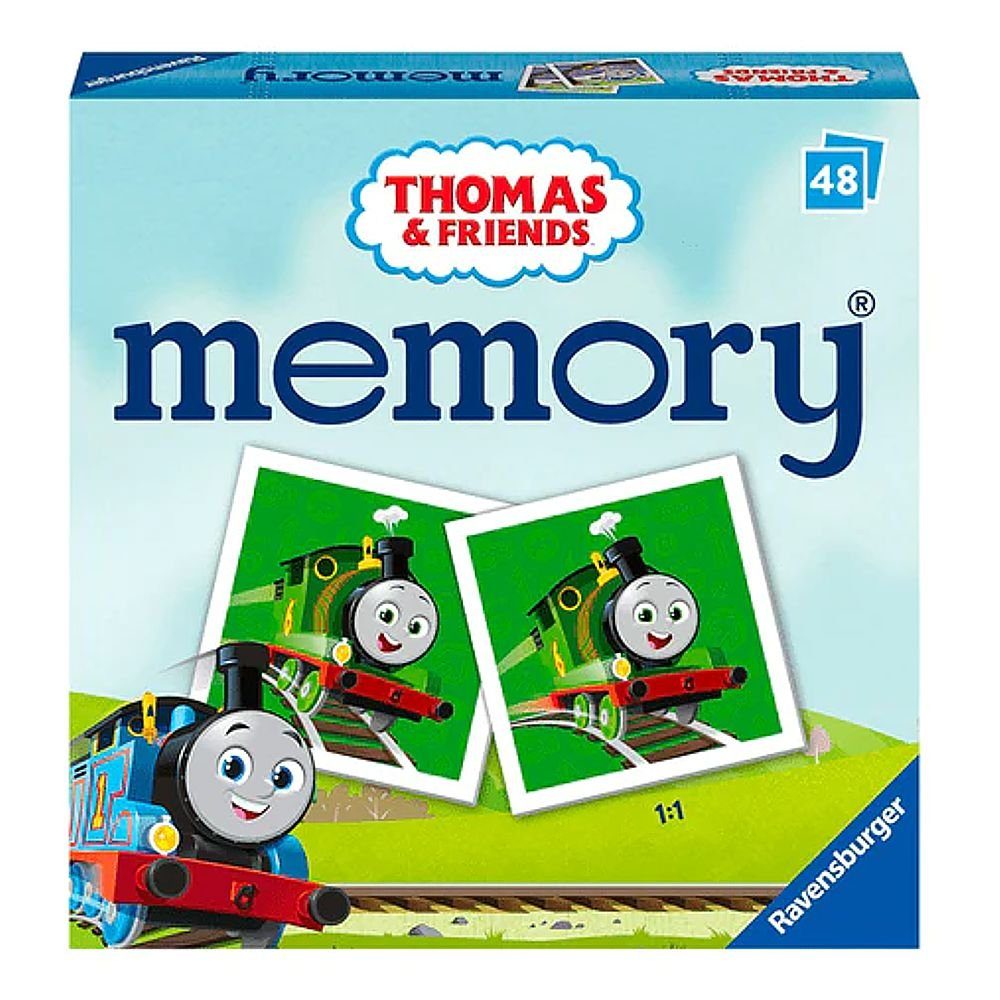 Friends Ravensburger 48 Memory® Thomas Freunde Spiel, Memory seine & Mini Thomas Bildkarten &