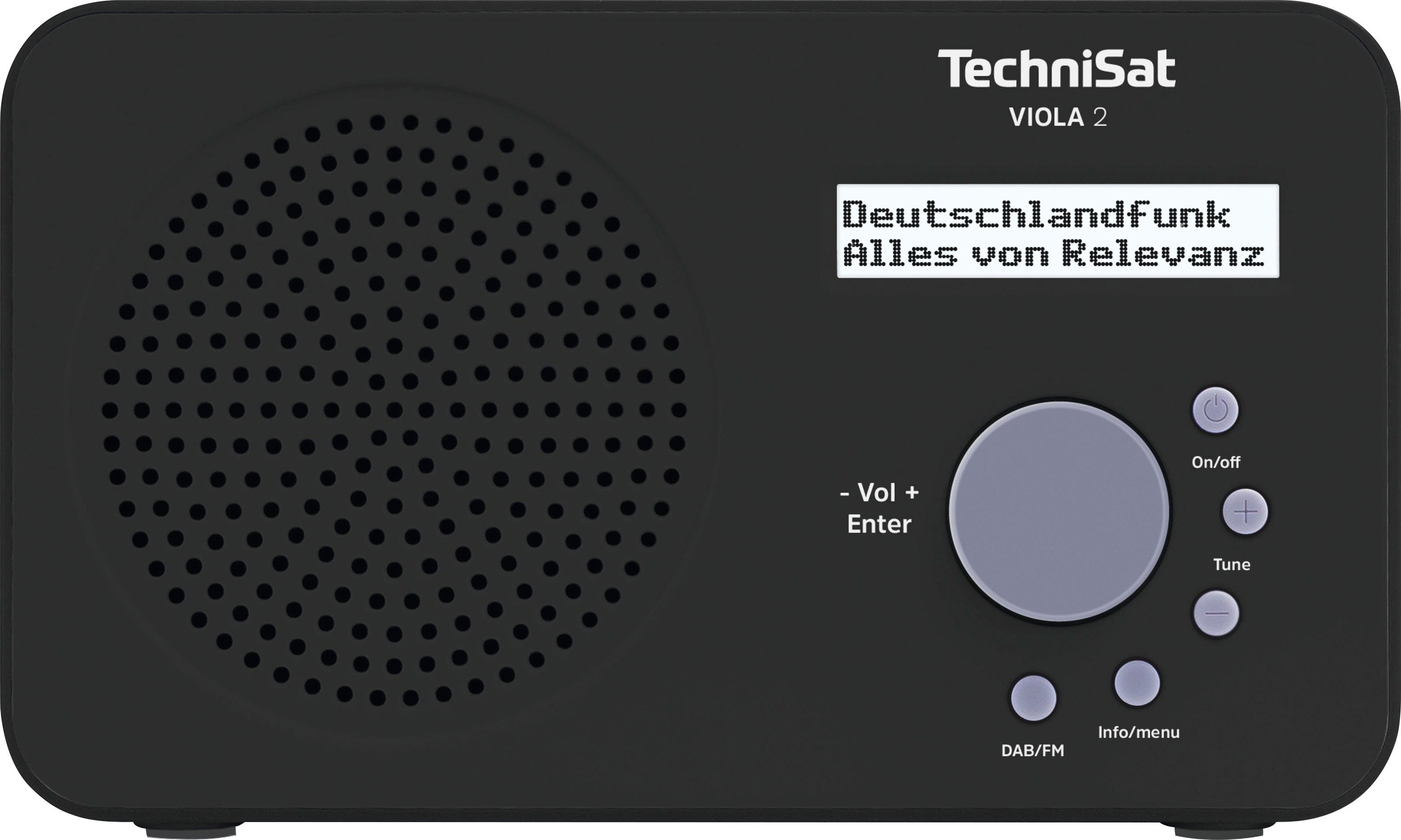 TechniSat »VIOLA 2 Tragbares« Digitalradio (DAB) (Digitalradio (DAB