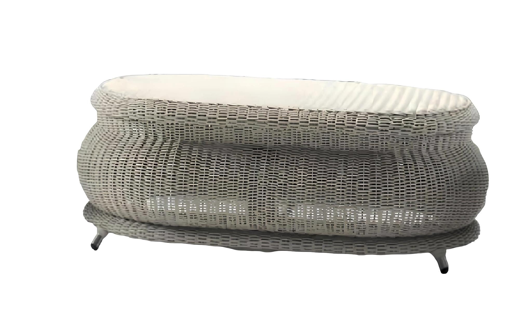 Xlmoebel Gartentisch Designer-Beistelltisch in eleganter Ovalform für stilvolle Terrassen (Couchtisch), Hergestellt in Europa