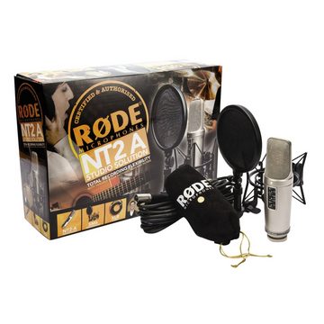 RODE Microphones Mikrofon (NT2-A Studio Solution Set inklusive elastischem Halter), Røde NT2-A, Kondensatormikrofon-Komplettset "Studio Solution"