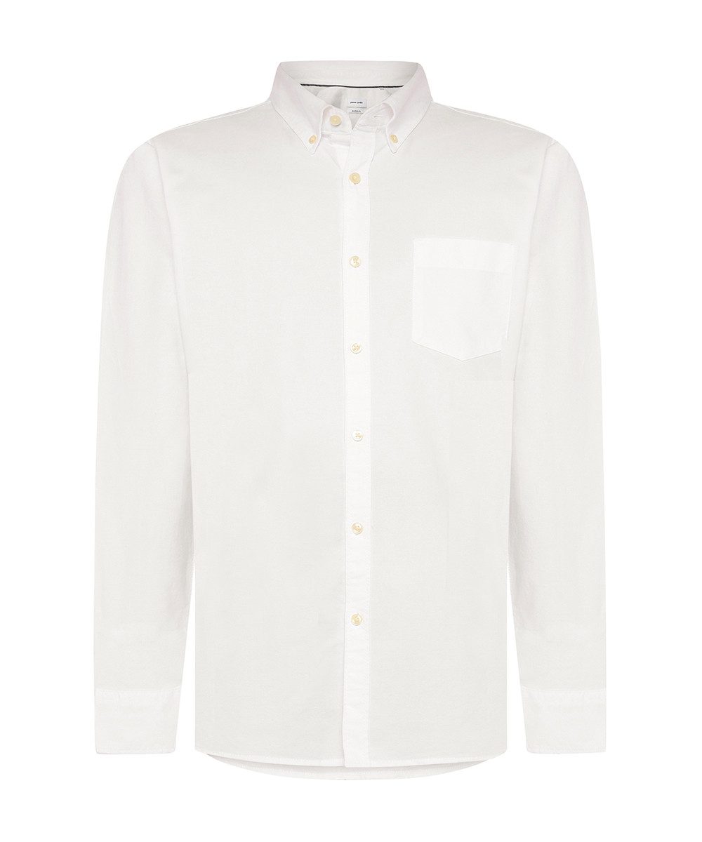 Pierre Cardin Langarmhemd Oxford Button down Button-down-Kragen