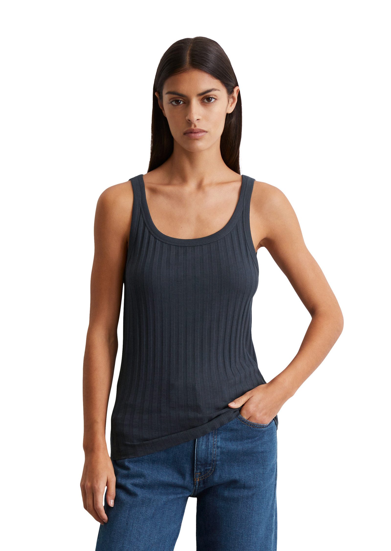 Marc O'Polo T-Shirt aus softem Modal-Organic-Cotton-Mix günstig online kaufen