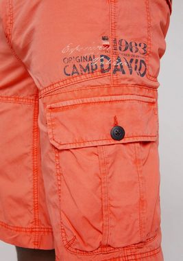 CAMP DAVID Cargobermudas mit Cargotaschen