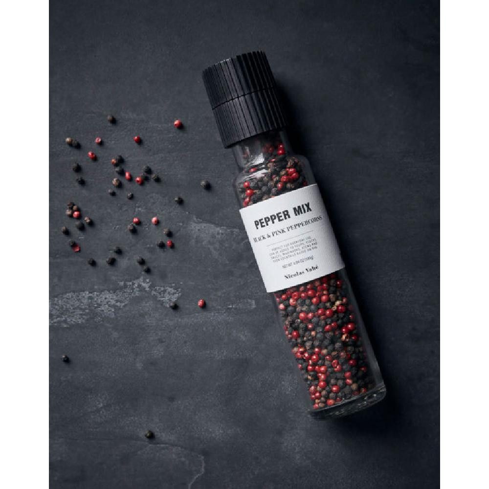 Nicolas Vahé Gewürz Pfeffer-Mix mit Schwarzem und Pinkem Pfeffer (140g)