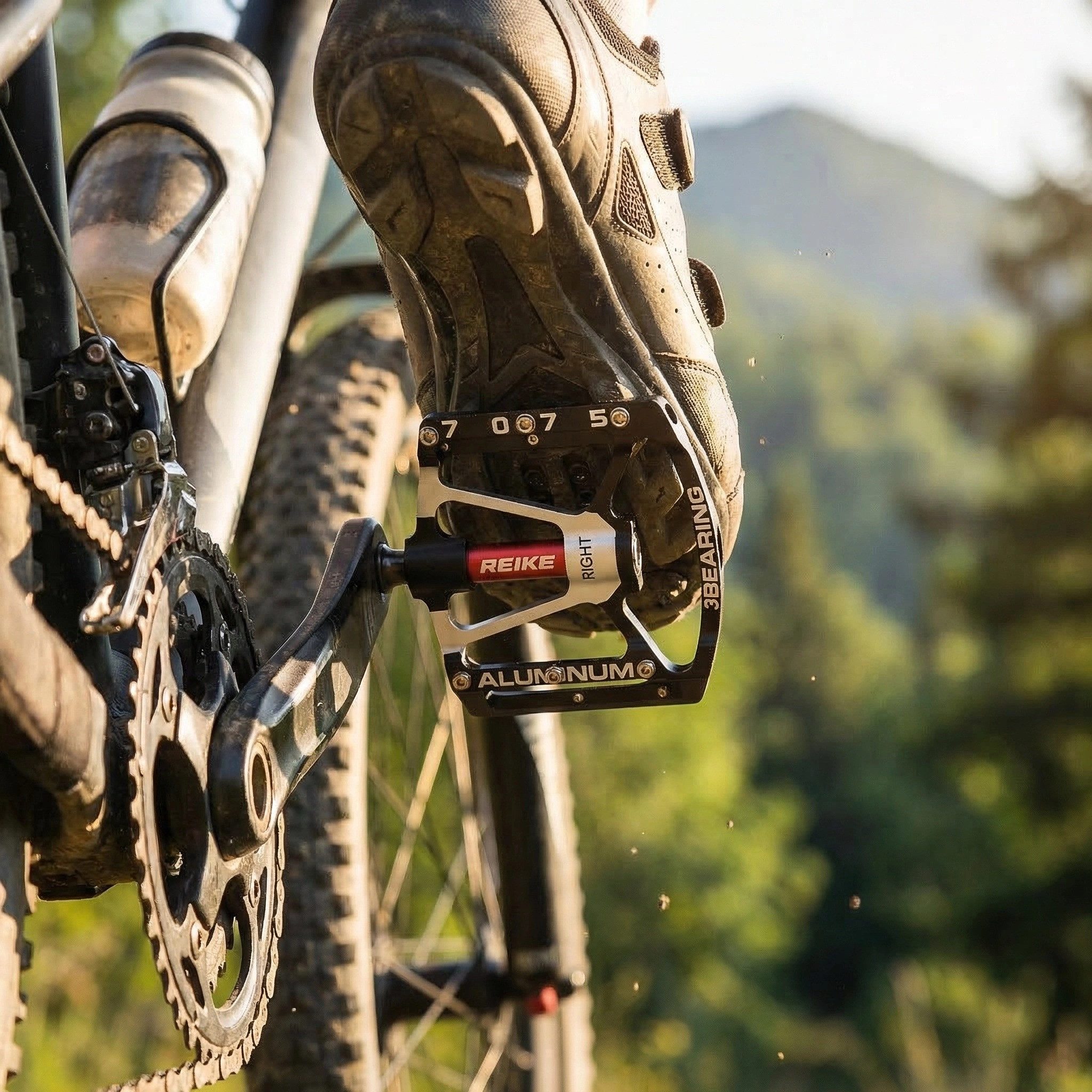 GARRYFIZH Fahrradpedale Fahrradpedale Pedale Fahrrad Aluminiumlegierung Fahrrad Pedale (Set)