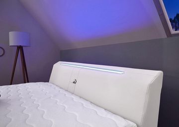 Jockenhöfer Gruppe Boxspringbett, mit Bettkasten, RGB-Beleuchtung und Topper