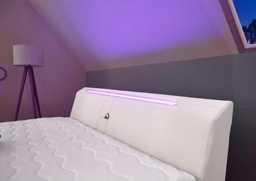 Jockenhöfer Gruppe Boxspringbett, mit Bettkasten, RGB-Beleuchtung und Topper