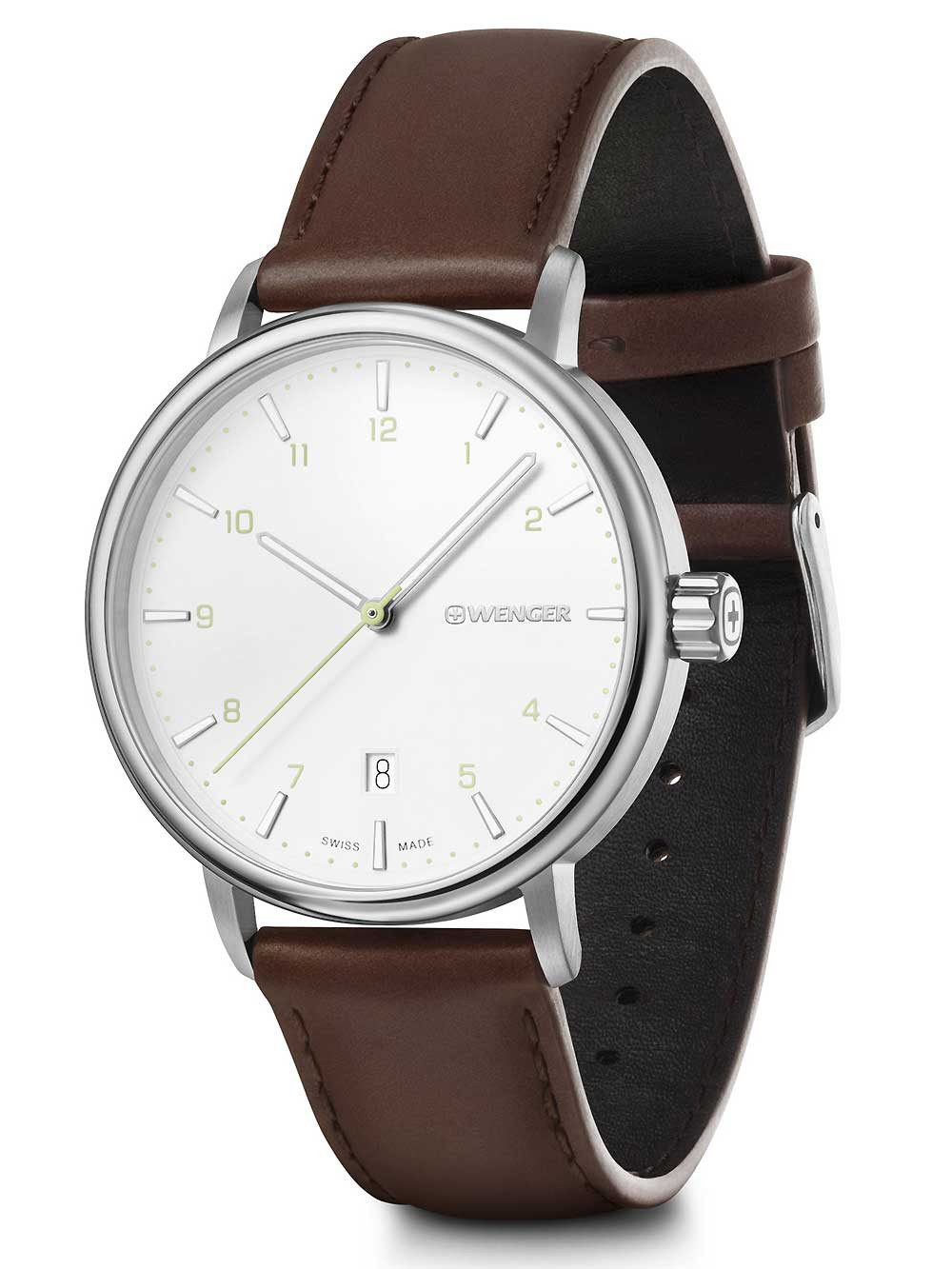 Wenger Quarzuhr Wenger 01.1731.117 Urban Classic Herrenuhr 40mm 10 ATM Wenger 01.1731.117 Urban Classic Herrenuhr 40mm 10 ATM